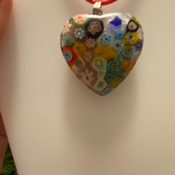 💕💜Valentine! multi colored heart necklace - Picture 7 of 7
